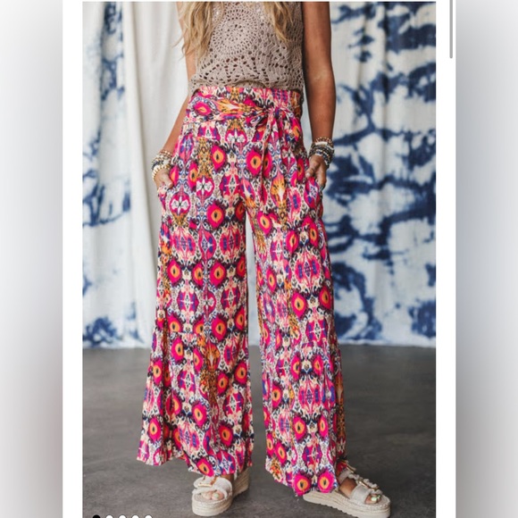Vibey Boho Pants NWT - Picture 2 of 7